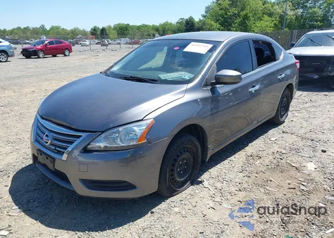 2015 Nissan Sentra S z USA, uszkodzony, nr VIN 3N1AB7AP4FY252211